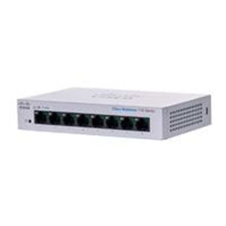 SWITCH CISCO BUSINESS CBS 8 PUERTOS 10/100/1000 GIGABIT, NO ADMINISTRABLE 16 GBIT/S