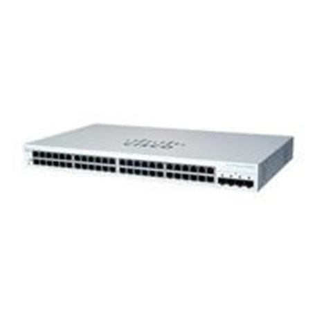 SWITCH CISCO BUSINESS CBS220 SMART 48 PUERTOS DATOS 10/100/1000 GIGABIT, 4X1G SFP, CISCO BUSINESS 220 SERIES SMART SWITCH, 48-PO