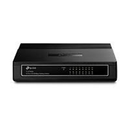 SWITCH TP-LINK TL-SF1016D 16 PUERTOS RJ45 10/100 MBPS NO ADMINISTRABLE PARA ESCRITORIO