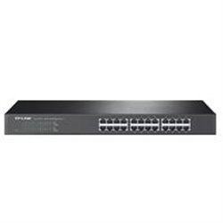 SWITCH TP-LINK TL-SF1024 24 PUERTOS RJ45 10/100 MBPS NO ADMINISTRABLE PARA RACK DE 19 PULGADAS