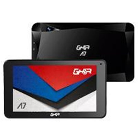 TABLET GHIA A7 WIFI/A50 QUADCORE/WIFI/BT/1GB/16GB/0.3MP2MP/2100MAH/ANDROID 9 GO EDITION/NEGRA