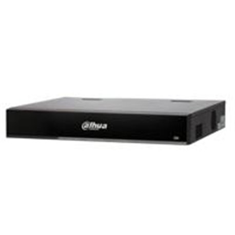 NVR DAHUA 32 CANALES IP/ WIZMIND/ H.265/ 320 MBPS DE RENDIMIENTO/ 4 BAHIAS DE DISCO DURO/ 16 PUERTOS POE/ 4 CANALES DE RECONOCIM