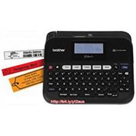 ROTULADORA PTD600 BROTHER LAMINADA CON CONEXION A PC. COMPATIBLE CON CINTAS LAMINADAS DE 3.5MM A 24MM