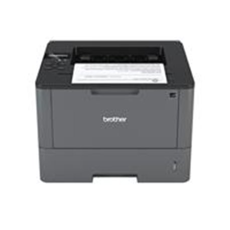 IMPRESORA LASER MONOCROMATICA BROTHER HLL5100DN 42PPM DUPLEX RED CICLO MEN 50000 A4 A5 A6