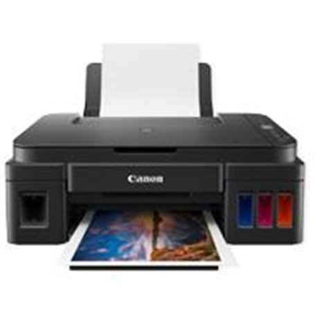 MULTIFUNCIONAL CANON PIXMA G2110, COLOR, TINTA CONTINUA, 8.8 IMP B/N A COLOR 5 IPM, USB, BANDEJA 100 HOJAS, CONSUMIBLE G1-190