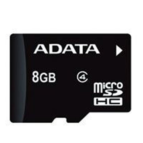 MEMORIA ADATA MICRO SDHC 8GB CLASE 4 C/ADAPTADOR