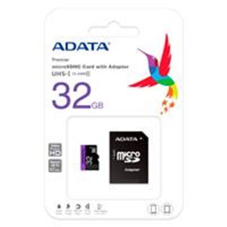 MEMORIA ADATA MICRO SDHC UHS-I 32GB CLASE 10 C/ADAPTADOR