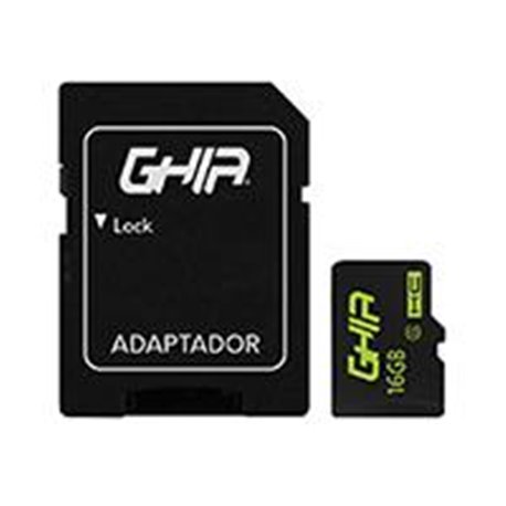 MEMORIA GHIA 16GB TIPO MICRO SD CLASE 6 CON ADAPTADOR