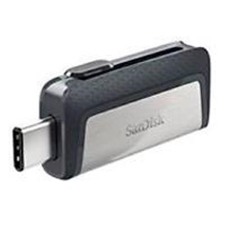 MEMORIA SANDISK 16GB DUAL ULTRA USB TIPO-C / USB 3.1 NEGRO /PLATA 130MB/S