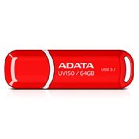 MEMORIA ADATA 64GB USB 3.2 UV150 ROJO