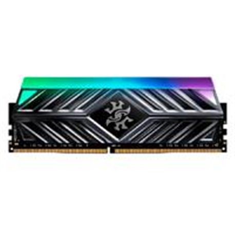 MEMORIA ADATA UDIMM DDR4 8GB PC4-25600 3200MHZ C16 1.35V XPG SPECTRIX D41 TUF RGB GRIS CON DISIPADOR PC/GAMER/ALTO RENDIMIENTO