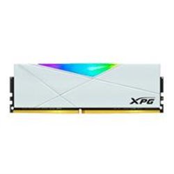 MEMORIA ADATA UDIMM DDR4 8GB PC4-25600 3200MHZ CL16 1.35V XPG SPECTRIX D50 RGB BLANCO CON DISIPADOR PC/GAMER/ALTO RENDIMIENTO