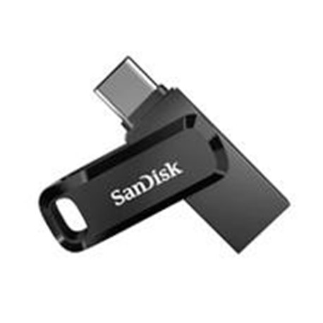 MEMORIA SANDISK ULTRA DUAL DRIVE GO USB 256GB TIPO-C / USB 3.1 VELOCIDAD DE LECTURA 150MB/S COLOR NEGRO