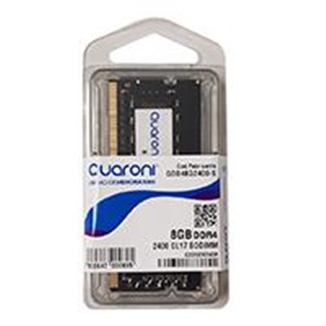 MEMORIA RAM QUARONI SODIMM DDR4 8GB 2400MHZ CL17 260PIN 1.2V