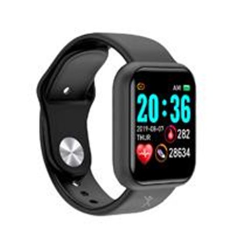 SMARTWATCH HEARTY SPORTS MONITOR PERFECT CHOICE NEGRO
