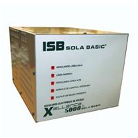 REGULADOR ELECTRONICO DE VOLTAJE SOLA BASIC  XELLENCE 2000VA, 2 FASES, 220 VCA.
