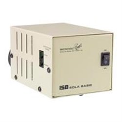 REGULADOR SOLA BASIC ISB MICROVOLT 1000VA / 750 WATTS  120VOLTS / 4 CONT. 3 AÑOS DE GARANTIA