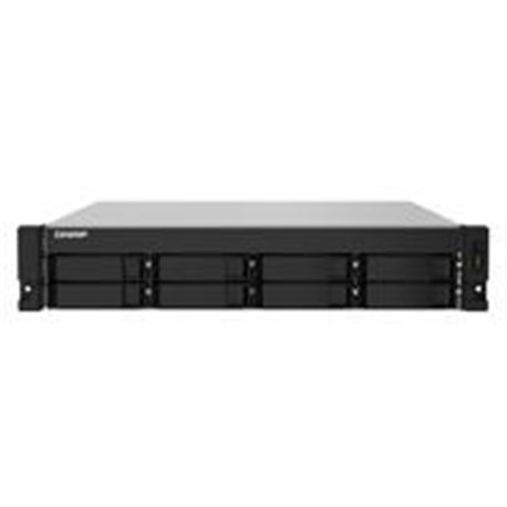 NAS QNAP TS-832PXU-4G/ 8 BAHIAS SATA HDD 3,5/RACK 2U/NUCLEO CUADRUPLE 1.7GHZ/4GB DDR4 UDIMM AMPLIABLE A 16GB/2 PTO 2,5 GBE /2 PT
