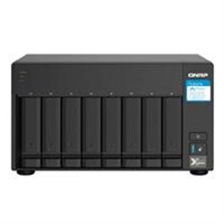 NAS QNAP TS-832PX-4G/ 8 BAHIAS SATA HDD DE 3,5/ NUCLEO CUADRUPLE 1.7GHZ/4GB DDR4 SODIMM AMPLIABLE A 16GB/2 PTO 2,5 GBE /2 PTO 10