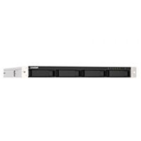 NAS QNAP TS-453DU-4G /4 BAHIAS SATA HDD 3,5/RACK 1U/NUCLEO CUADRUPLE 2.0GHZ/4GB DDR4 SO-DIMM HASTA 8GB/2 PTO 2,5 GBE / USB 2.0 X