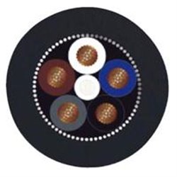 BOBINA CABLE,PHOENIX CONTACT PVC NEGRO,5 POLOS ,APANTALLADA ,LONGITUD DEL CABLE 100 M - SAC-5P-100,0-PVC/SH-0,34