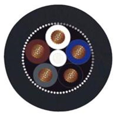 BOBINA CABLE,PHOENIX CONTACT PVC NEGRO,5 POLOS ,APANTALLADA ,LONGITUD DEL CABLE 100 M - SAC-5P-100,0-PVC/SH-0,34