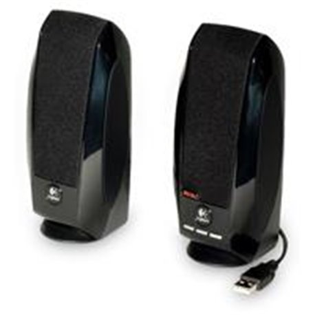 BOCINAS LOGITECH S150 2.0 NEGRAS (ENERGIA Y AUDIO POR USB) PC/MAC