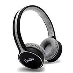 AUDIFONOS DIADEMA BLUETOOTH GHIA N1 HIFI SOUND NEGRO/GRIS 10M ALCANCE BT 4.2 BATERIA 300MAH