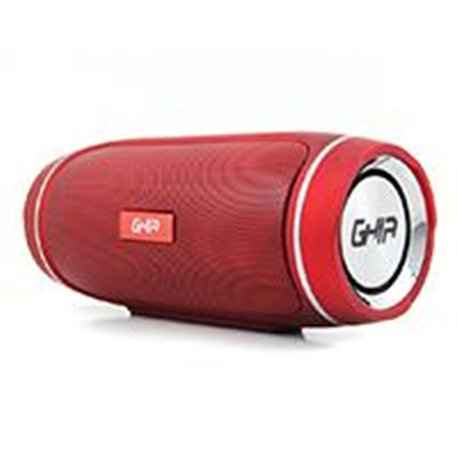 BOCINA BLUETOOTH BX300 GHIA ROJA / TWS /12W X 2/ AUX / RADIO FM/ MICRO SD CARD/USB