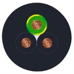 BOBINA CABLE, PHOENIX CONTACT PUR NEGRO 3 POLOS 100 M - SAC-3P-100,0-PUR/0,5 - SAC-3P-100,0-PUR/0,5