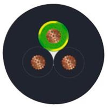 BOBINA CABLE, PHOENIX CONTACT PUR NEGRO 3 POLOS 100 M - SAC-3P-100,0-PUR/0,5 - SAC-3P-100,0-PUR/0,5