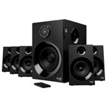 BOCINAS LOGITECH Z607 NEGRAS 5.1 80 WATTS RMS BLUETOOTH CON RANURA PARA TARJETAS SD PC/MAC/MP3/IPOD/DVD