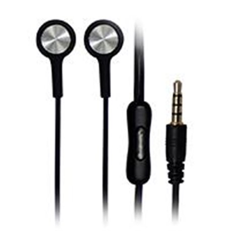 AUDIFONOS ALAMBRICOS GHIA COMET2 CON MANOS LIBRES / COLOR NEGRO