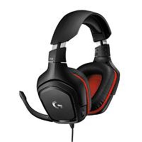 AUDIFONOS CON MICROFONO TIPO DIADEMA LOGITECH G332 COLOR NEGRO ALAMBRICOS PARA GAMING CON CONECTOR 3.5