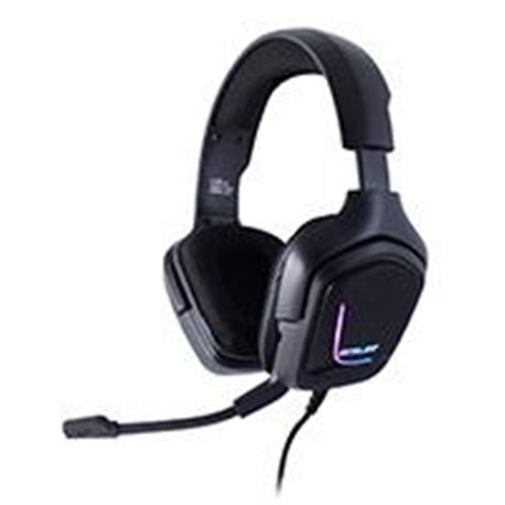 AUDIFONOS GAMER OCELOT TIPO DIADEMA/OVER-EAR/USB/3.5MM/COLOR NEGRO/ALAMBRICOS/ILUMINACION TIPO RGB/CONTROL DE AUDIO/MICROFONO CO