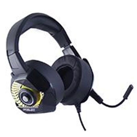 AUDIFONOS GAMER OCELOT TIPO DIADEMA/OVER-EAR/USB/3.5MM/COLOR NEGRO/ALAMBRICOS/ILUMINACION TIPO RGB/CONTROL DE AUDIO/MICROFONO CO