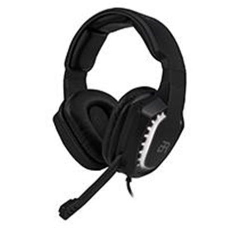 AUDIFONOS ON-EAR BALAM RUSH MAGMA GAMING PUERTO 3.5MM AUDIO Y MICROFONO/ PUERTO USB LUZ LED//2 CANALES/LED BLANCO/MICROFONO/COLO