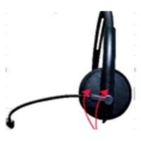 DIADEMA TECHZONE TZDIA01 ALAMBRICA USB SONIDO ESTEREO MANOS LIBRES NEGRO