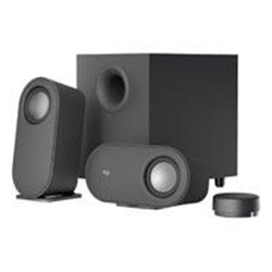 BOCINA LOGITECH Z407 2.1 BLUETOOTH CON CONTROL INALAMBRICO PARA COMPUTADORA, BLUETOOTH, MICRO USB, 3.5MM