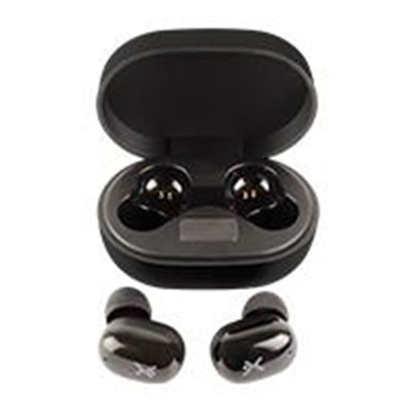 AUDÍFONOS BLUETOOTH TWS CHERRY CON INDICADOR DE CARGA PERFECT CHOICE NEGRO