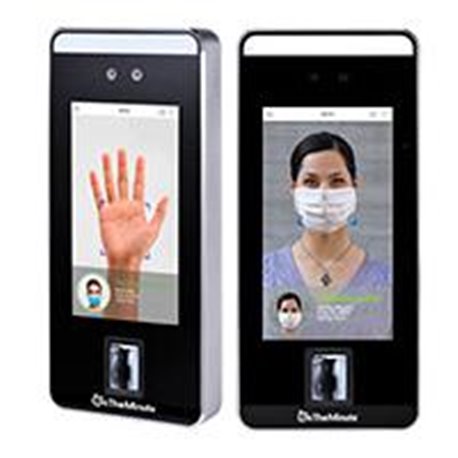 ON THE MINUTE 4.5 TERMINAL NS FACE P CON TECNOLOGIA DE RECONOCIMIENTO FACIAL Y PALMA, HUELLA DIGITAL, RFID - 200 EMPLEADOS