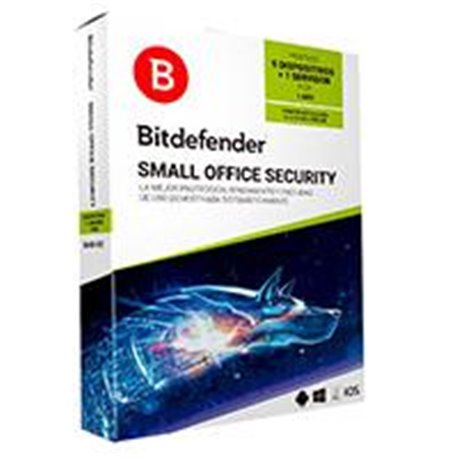BITDEFENDER SMALL OFFICE SECURITY, 10 PC + 1 SERVIDOR + 1 CONSOLA CLOUD, 1 AÑO DE VIGENCIA  FISICO