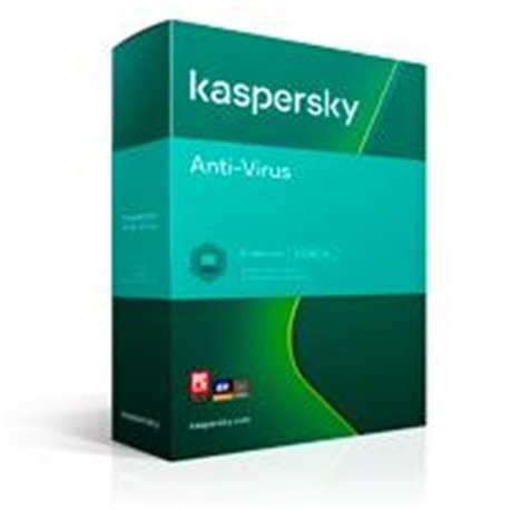KASPERSKY ANTI-VIRUS / 5 USUARIOS / 1 AÑO / CAJA