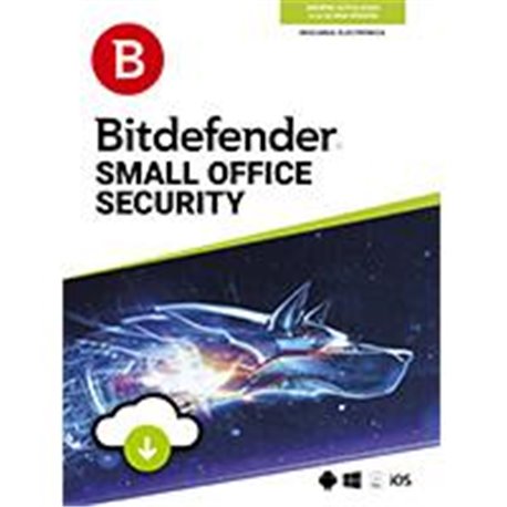 ESD BITDEFENDER SMALL OFFICE SECURITY 10 PC + 1 SERVIDOR + 1 CONSOLA CLOUD, 3 AÑOS (ENTREGA ELECTRONICA)