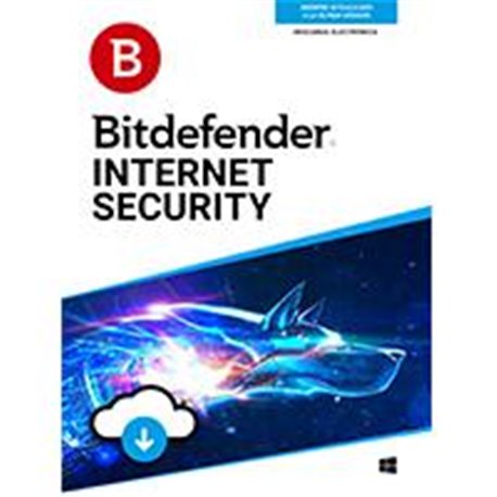 ESD BITDEFENDER INTERNET SECURITY / 5 USUARIOS / 1 AÑO (ENTREGA ELECTRONICA)
