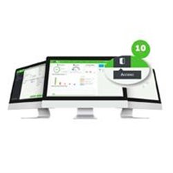 LICENCIA VITALICIA ZK ZKBS-AC-P10 / PARA 10 PUERTAS DE CONTROL DE ACCESO / HASTA 30 MIL USUARIOS / 200 DEPARTAMENTOS / 200 AREAS