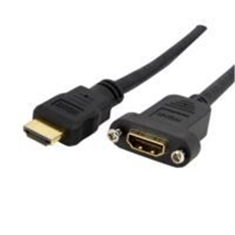 CABLE HDMI DE 91CM PARA MONTAJE EN PANEL - HEMBRA A MACHO - STARTECH.COM MOD. HDMIPNLFM3