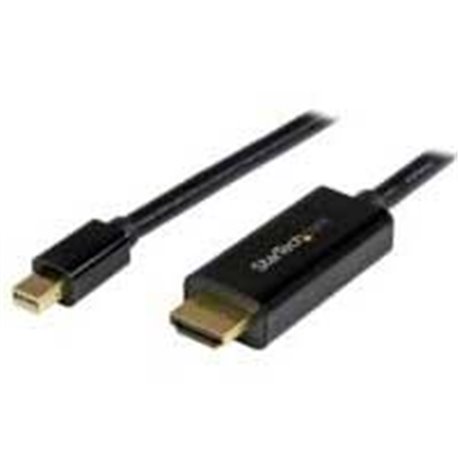 CABLE ADAPTADOR MINI DISPLAYPORT A HDMI DE 5M - 4K 30HZ - ULTRAHD - CABLE CON ADAPTADOR INCLUIDO - NEGRO - STARTECH.COM MOD. MDP
