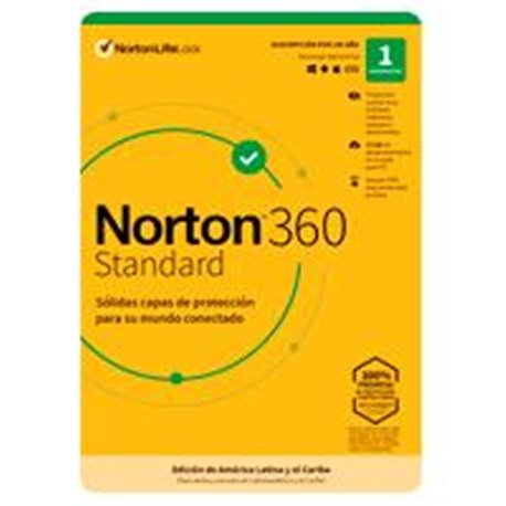 NORTON 360 STANDARD / INTERNET SECURITY 1 DISPOSITIVO 1 AñO (CAJA)