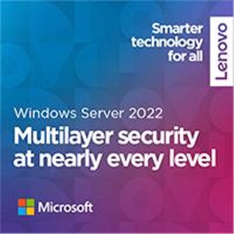 LENOVO CAL PARA 10 USUARIOS MICROSOFT WINDOWS SERVER STD 2022 ROK FISICO